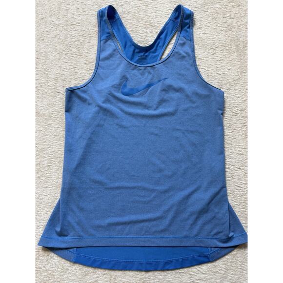 Nike Pro Womens Medium Blue Dri Fit Training Tank - Picture 1 of 5